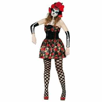 Foute day of the dead party kleding voor dames