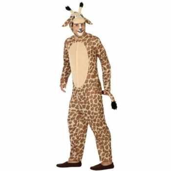 Foute dierenpak party kleding giraffe voor volwassenen