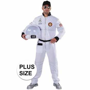 Foute grote maat astronaut party kleding voor heren