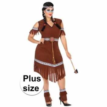Foute grote maat indianen nahele pak/party kleding voor dames
