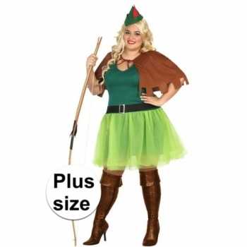 Foute grote maten robin hood party kleding 4 delig voor dames
