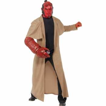 Foute hellboy party kleding 4 delig