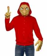Foute alien e t party kleding met masker