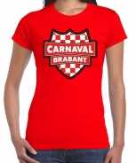 Foute carnaval t-shirt brabant rood voor voor dames party