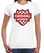 Foute carnaval t-shirt brabant wit voor voor dames party