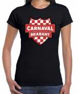 Foute carnaval t-shirt brabant zwart voor voor dames party