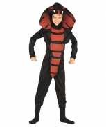 Foute cobra ninja slangen party kleding voor jongens