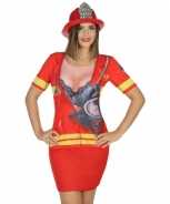 Foute compleet brandweer party kleding voor dames