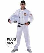 Foute grote maat astronaut party kleding voor heren