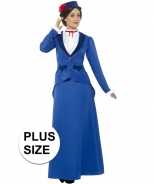 Foute grote maten victoriaanse kinderjuffrouw party kleding voor dames