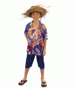 Foute hawaii party kleding jongens