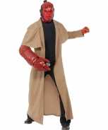 Foute hellboy party kleding 4 delig