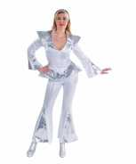 Foute luxe abba party kleding voor dames