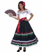 Foute spaanse danseres party kleding voor dames